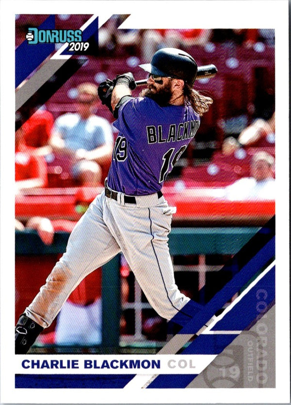 2019 Donruss Charlie Blackmon #131