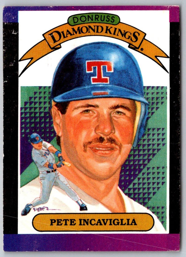 1989 Donruss Diamond King Pete Incaviglia #3
