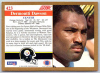 1991 Score Dermontti Dawson #423