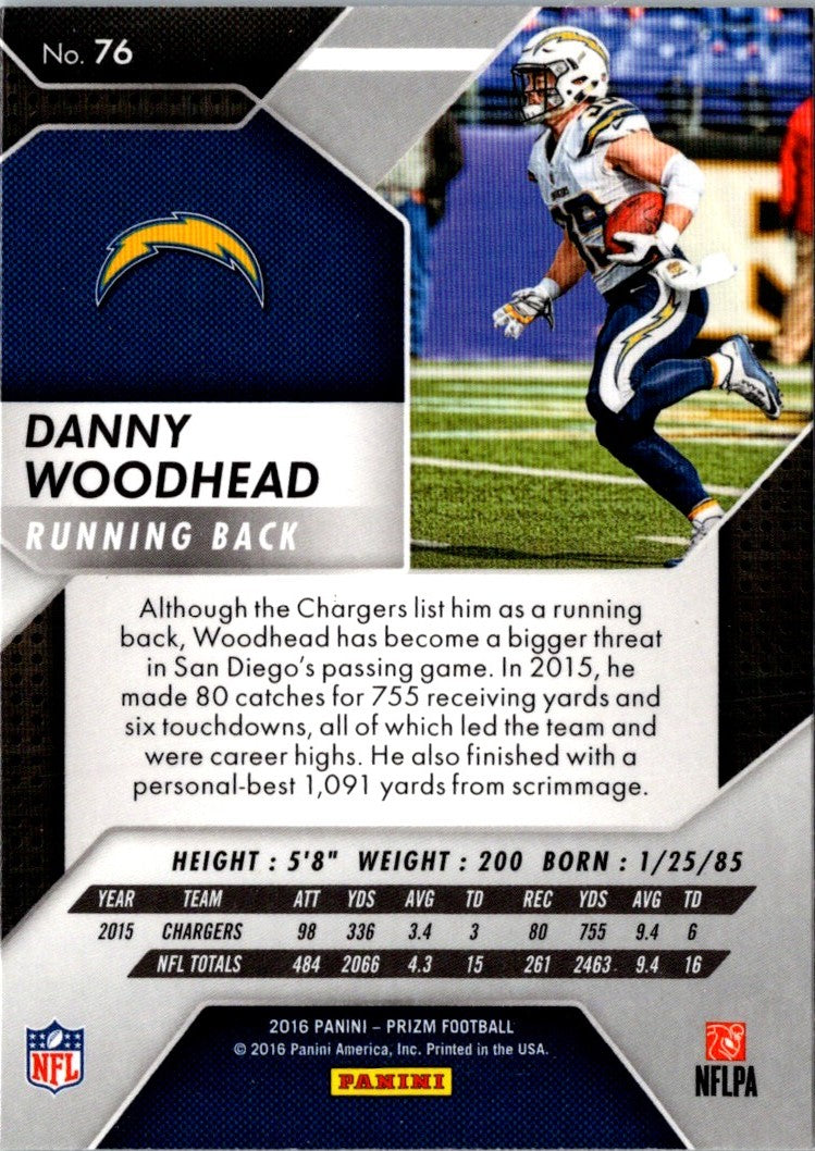 2016 Panini Prizm Danny Woodhead