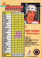 1992 Bowman Brent Gilchrist #322