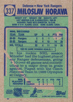 1990 Topps Miloslav Horava #337 Rookie