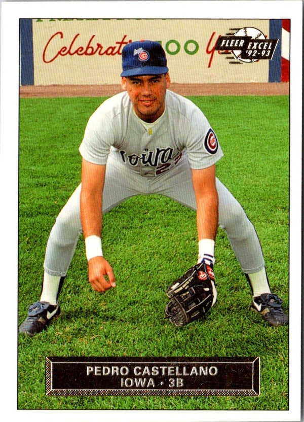 1992 Fleer Excel Pedro Castellano #7