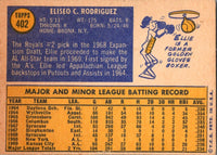 1970 Topps Ellie Rodriguez #402 EX-MT+