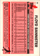 1981 Topps Floyd Bannister