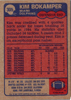 1985 Topps Kim Bokamper #305