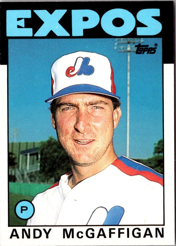 1986 Topps Traded Andy McGaffigan #72T