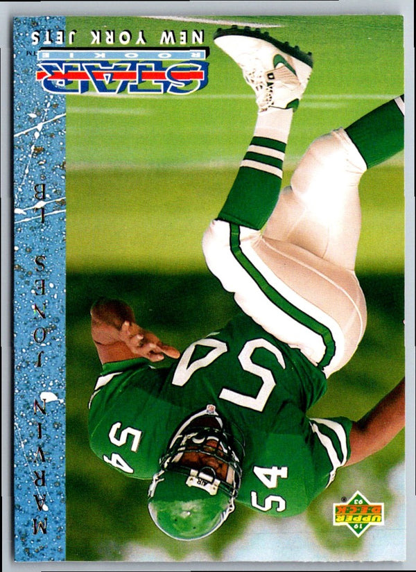 1993 Upper Deck Marvin Jones #5 Rookie