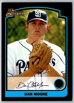 2003 Bowman Chrome Draft Picks & Prospects Dan Moore #BDP41 Rookie