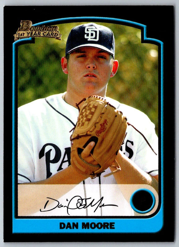 2003 Bowman Chrome Draft Picks & Prospects Dan Moore #BDP41 Rookie