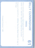 1989 Collegiate Collection North Carolina's Finest Billy Cunningham #61