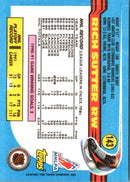 1991 Topps Rich Sutter