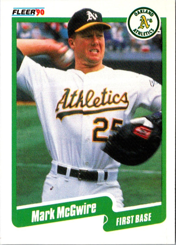1990 Fleer Mark McGwire #15