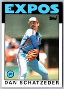 1986 Topps Dan Schatzeder