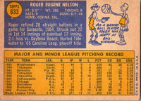 1970 Topps Roger Nelson #633 EX-MT+