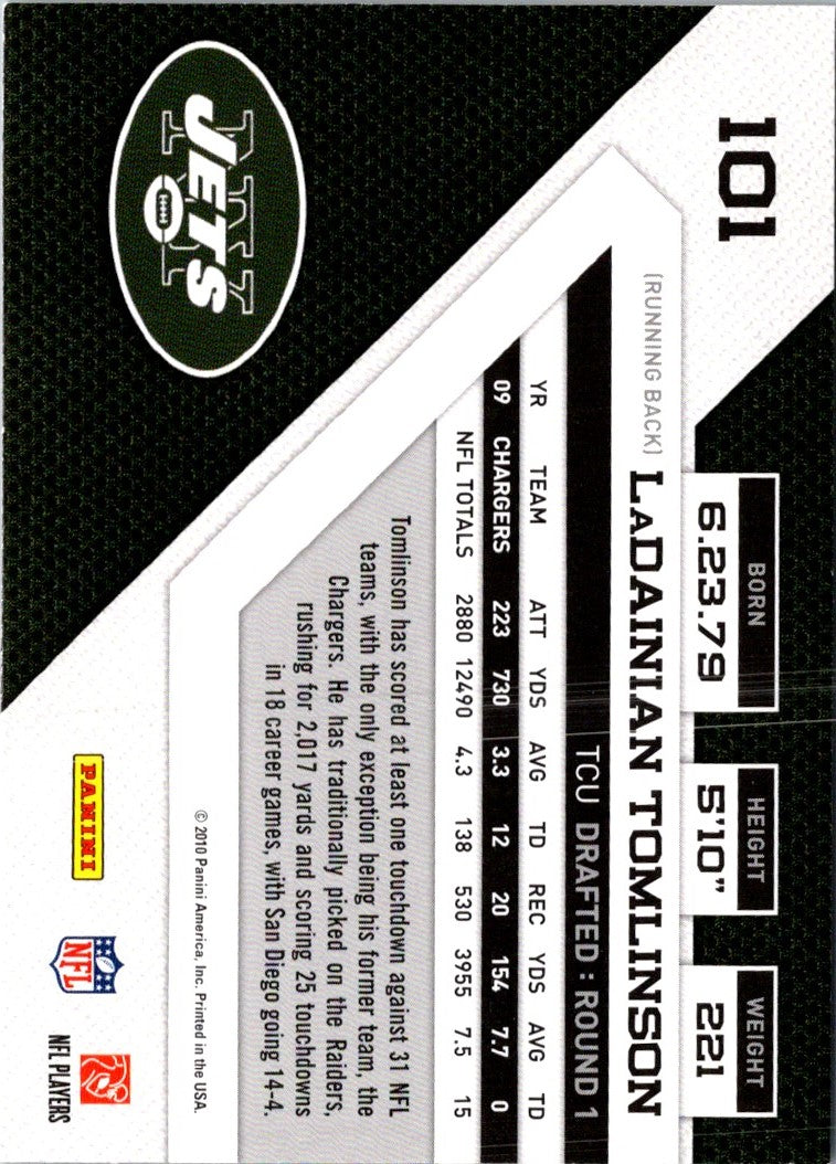 2010 Panini Threads LaDainian Tomlinson