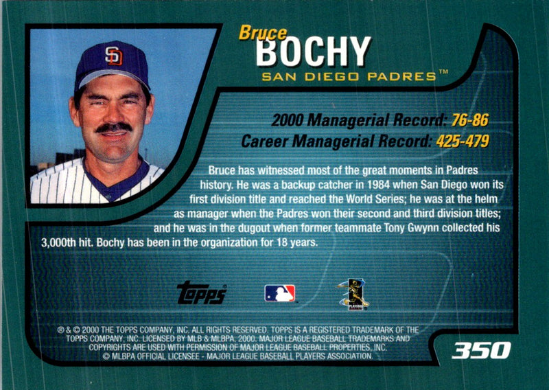 2001 Topps Bruce Bochy