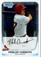 2011 Bowman Chrome Prospects Phillip Cerreto #BCP49