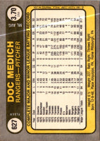 1981 Fleer Doc Medich #627