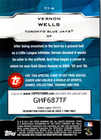 2011 Topps Town Vernon Wells #TT-6