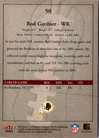 2003 Fleer Snapshot Rod Gardner #50