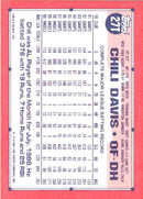 1991 Topps Traded Chili Davis