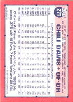 1991 Topps Traded Chili Davis #27T