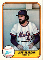 1981 Fleer Jeff Reardon #335 Rookie