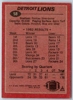1983 Topps Billy Sims #58