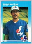 1987 Fleer Dennis Martinez