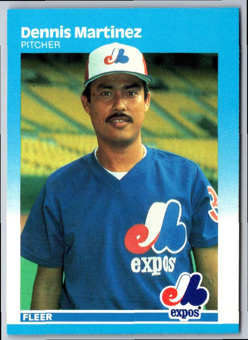 1987 Fleer Dennis Martinez