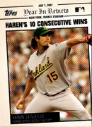 2008 Topps Year in Review Dan Haren