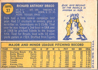 1970 Topps Dick Drago #37 EX-MT+