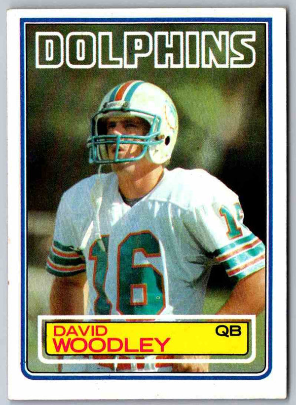 1983 Topps David Woodley #323