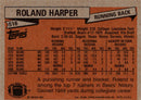 1981 Topps Roland Harper