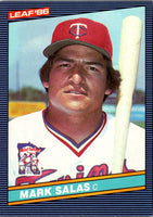 1986 Leaf Mark Salas #185
