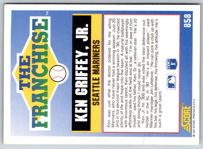 1991 Score Ken Griffey Jr.