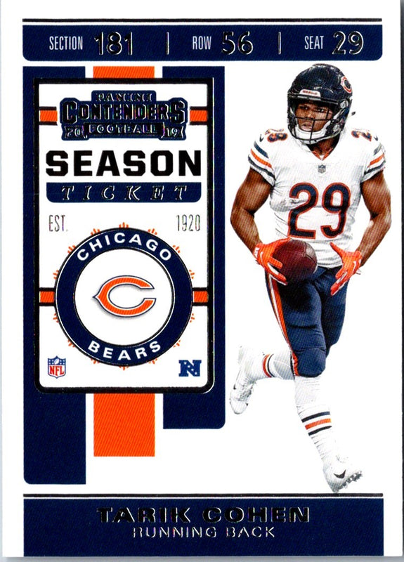 2018 Panini Flawless Tarik Cohen #56 /15