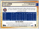 2018 Topps Jacob deGrom