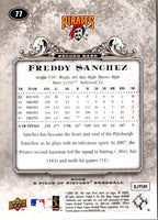 2008 Upper Deck A Piece of History Freddy Sanchez #77