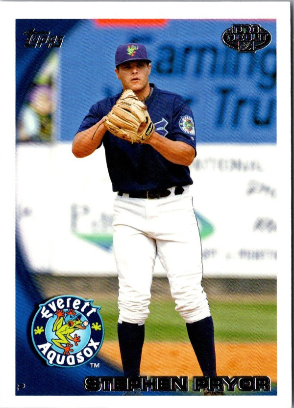 2010 Topps Pro Debut Stephen Pryor #390