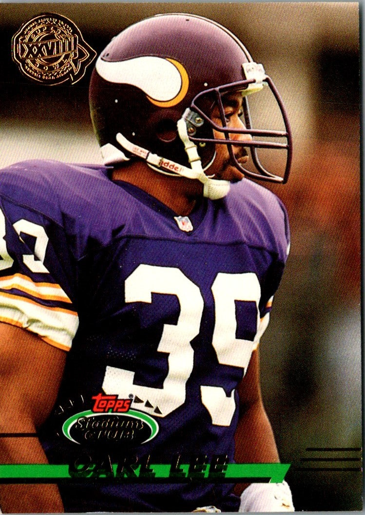 1993 Stadium Club Super Teams Bowl Carl Lee