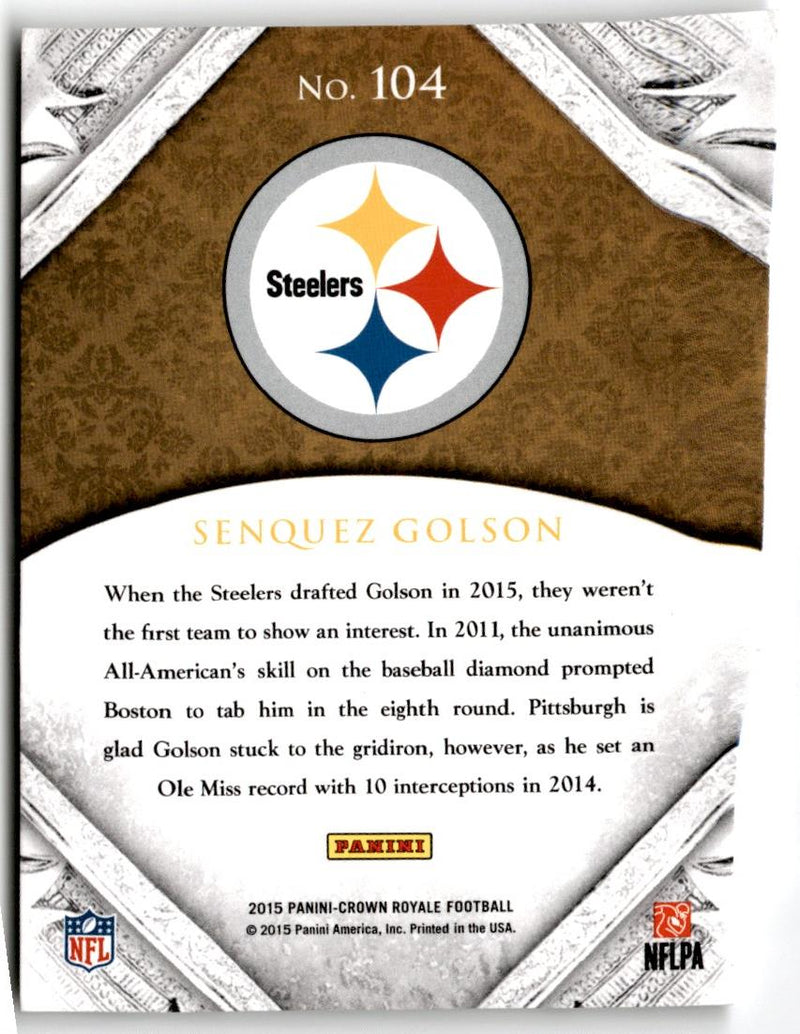 2015 Panini Contenders Senquez Golson