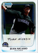 2011 Bowman Chrome Prospects Juan Nicasio