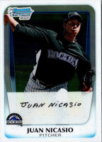 2011 Bowman Chrome Prospects Juan Nicasio #BCP46