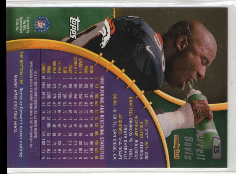 1999 Stadium Club Terrell Davis