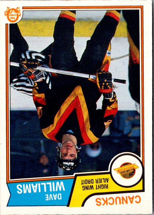 1983 O-Pee-Chee Dave Williams #363