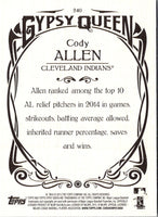 2015 Topps Gypsy Queen Cody Allen #240