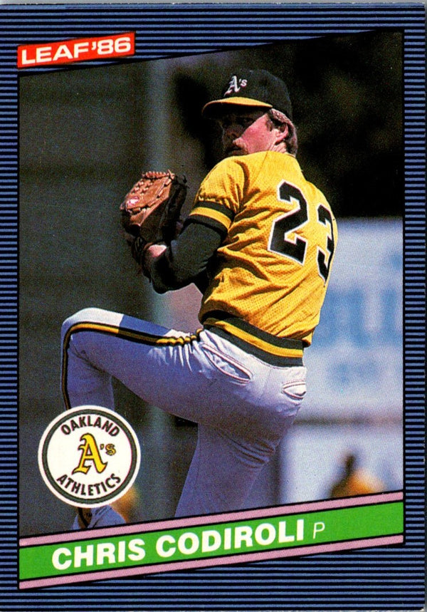 1986 Leaf Chris Codiroli #151