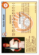 1992 Front Row Draft Picks Kevin Kloek